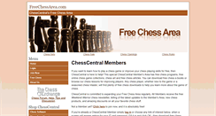 Desktop Screenshot of freechessarea.com