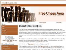 Tablet Screenshot of freechessarea.com